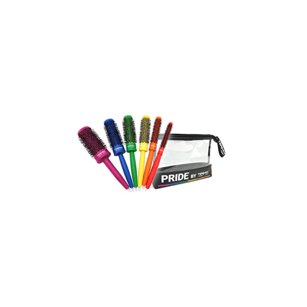 Termix C·Ramic PRIDE – Confezione di 6 spazzole per capelli Termix C·Ramic Pride con astuccio Pride incluso