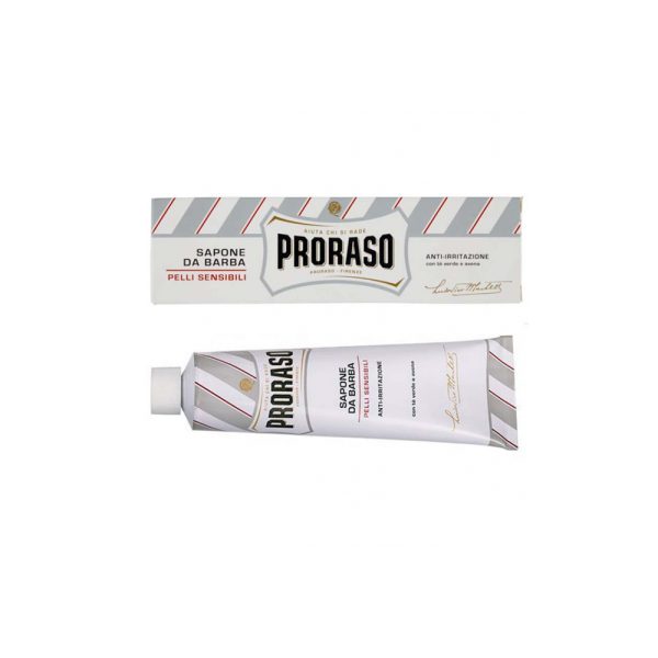 Sapone da barba Proraso per pelli sensibili tubo150 ml